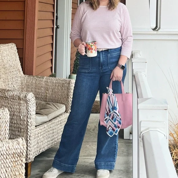 wool& XL Colette striped top - Picture 4 of 4